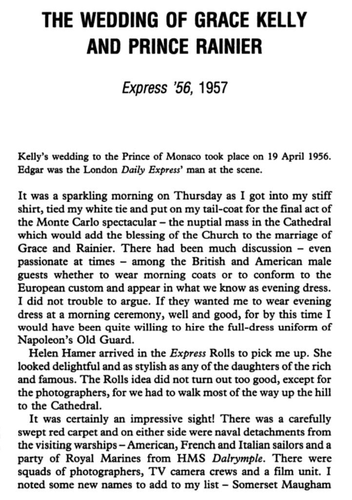 Wedding-Grace Kelly-Part 1