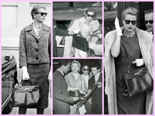 1956 Grace Kelly with Original Kelly Hermes Bag