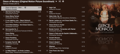 Grace of Monaco Original Motion Picture Soundtrack