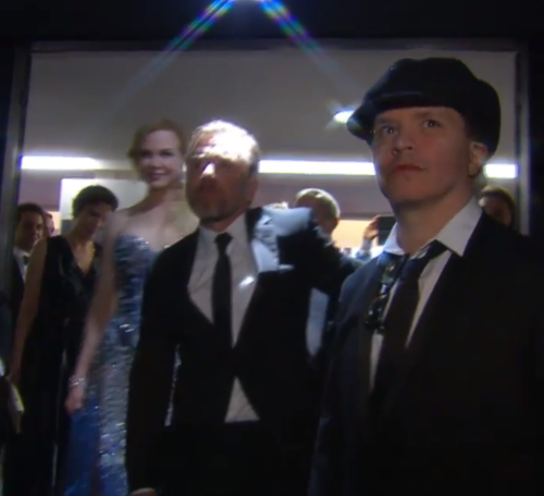 Nicole Kidman & Tim Roth & Olivier Dahan entering theater for the Grace of Monaco premiere