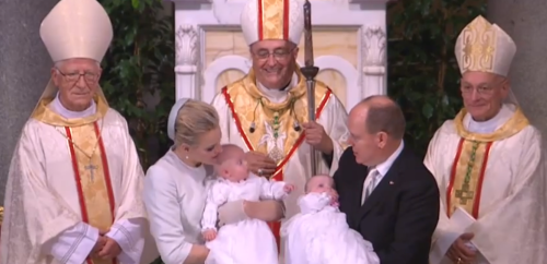 Baptism of Monaco Twins