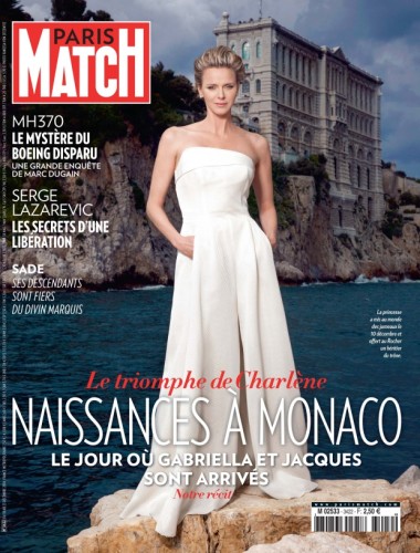Paris Match dec 2014 Princess Charlene interview