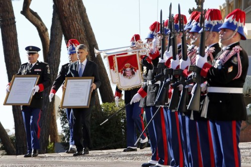 Proclamation of Monaco Twins Birth