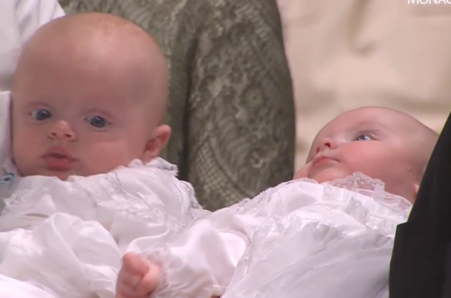 Monaco Twins Just baptized