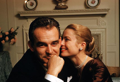 1956 Grace Kelly engagement to Prince Rainier of monaco