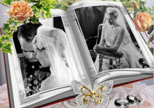 Prince Rainier & Princess Grace formal wedding