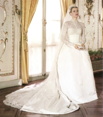 grace kelly wedding ensemble