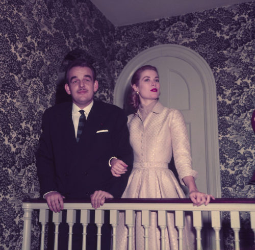 grace kelly & prince rainier 1955 engagement