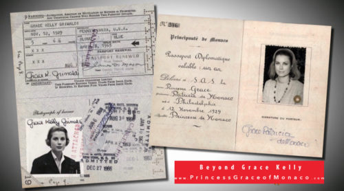 Princess Grace Kelly Grimaldi Passport